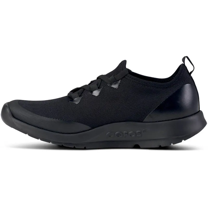 OOFOS Women's OOmg Sport Lace Shoe - Black