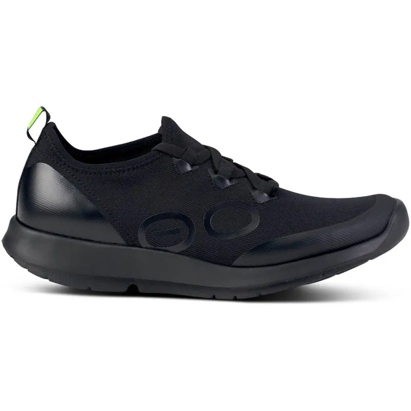 OOFOS Women's OOmg Sport Lace Shoe - Black