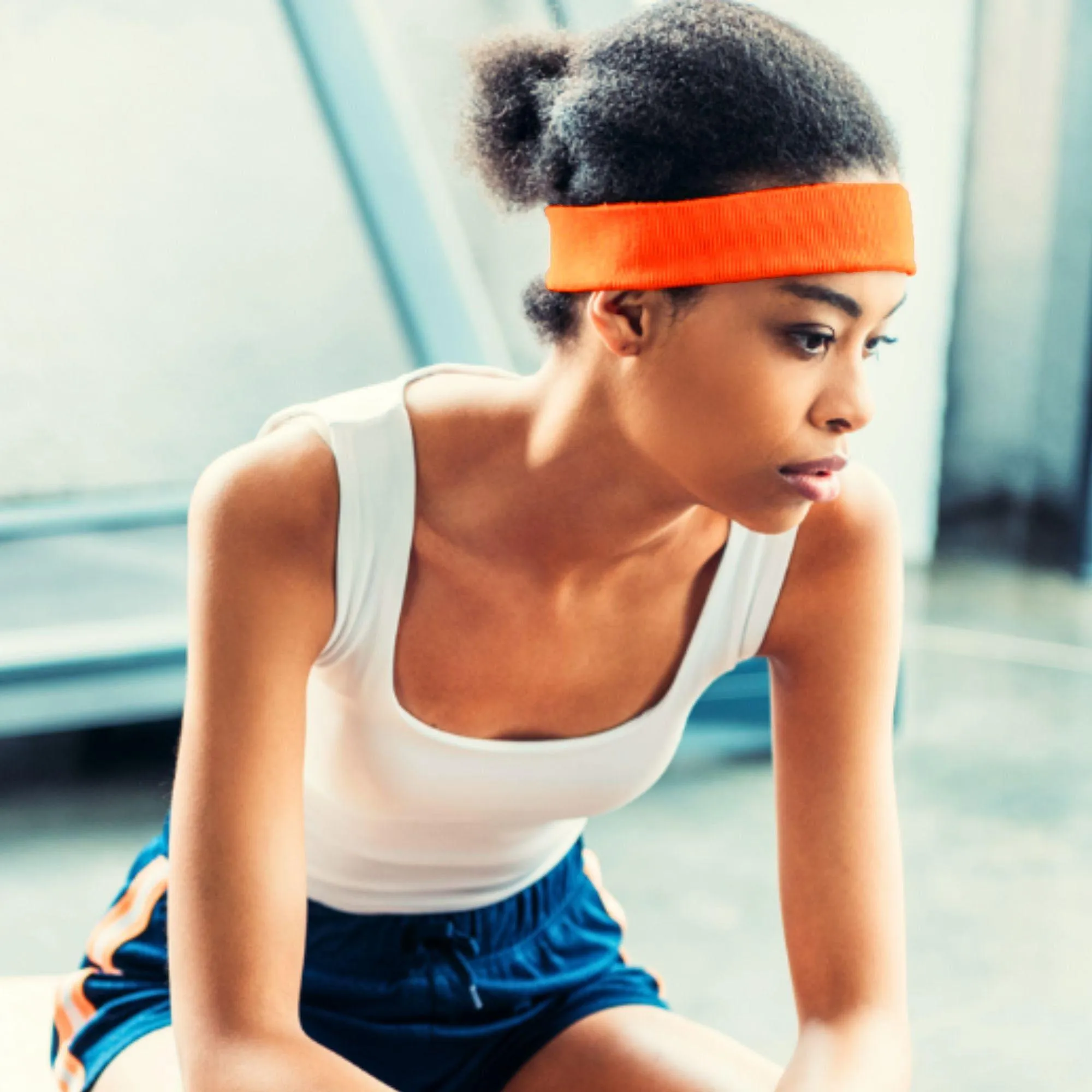 Orange Head Sweatband