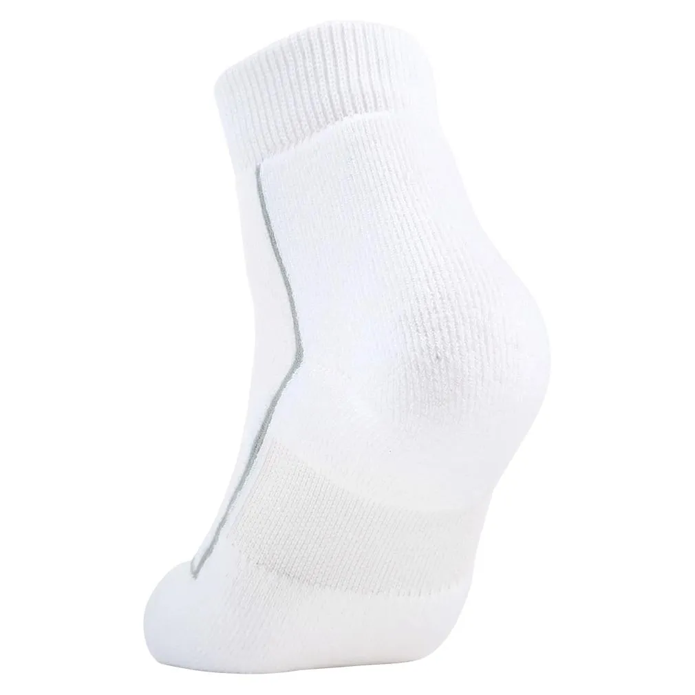 Pickleball Ankle Socks White