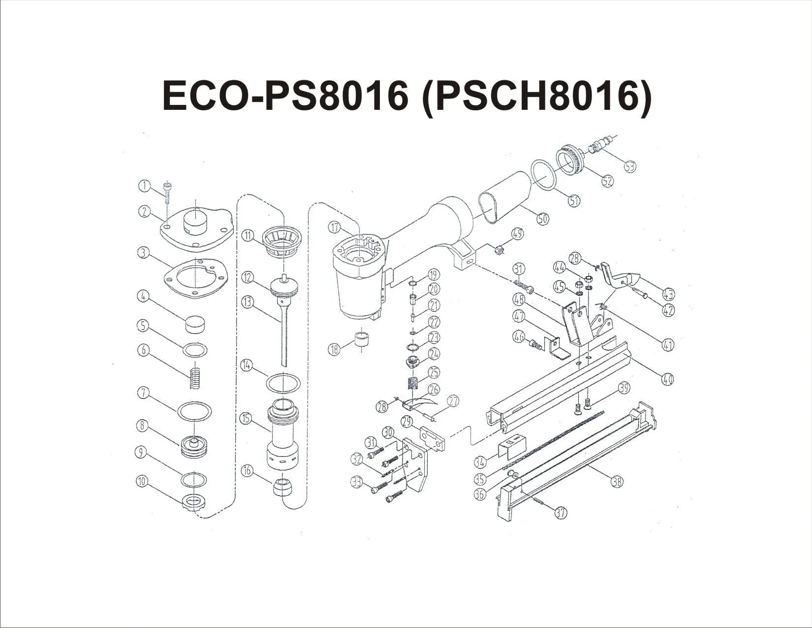 PNEUMATIC STAPLER KAYMO ECO-8016