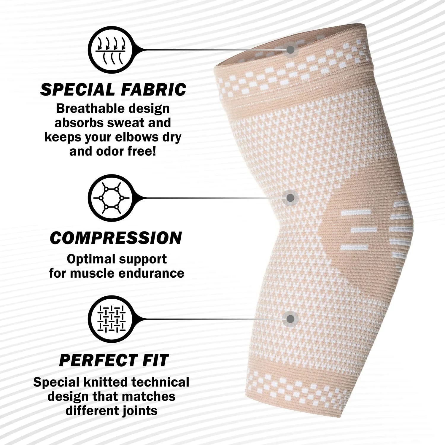 PowerLix™ - Elbow Brace Compression Support (PAIR) 2019 Designs