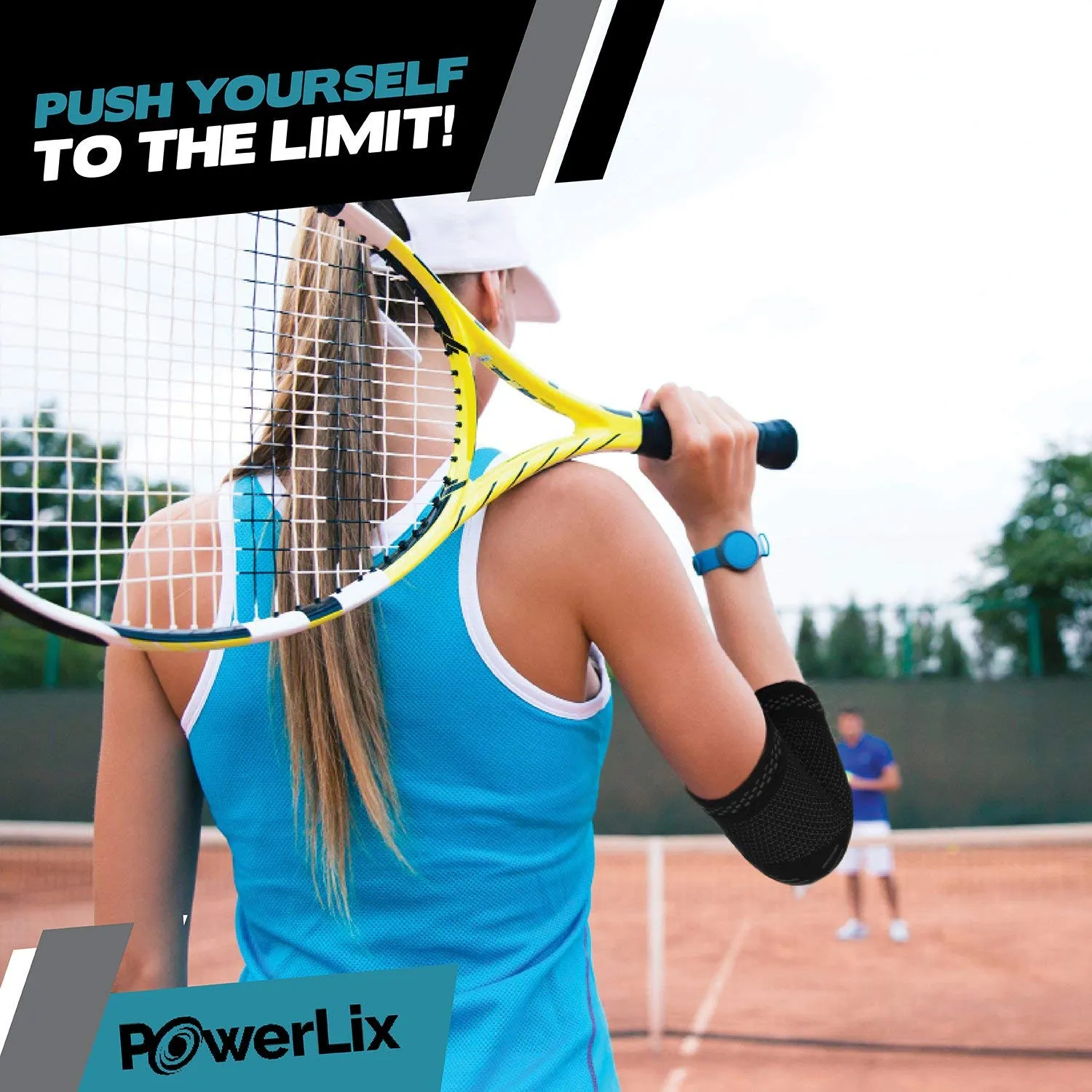 PowerLix™ - Elbow Brace Compression Support (PAIR) 2019 Designs