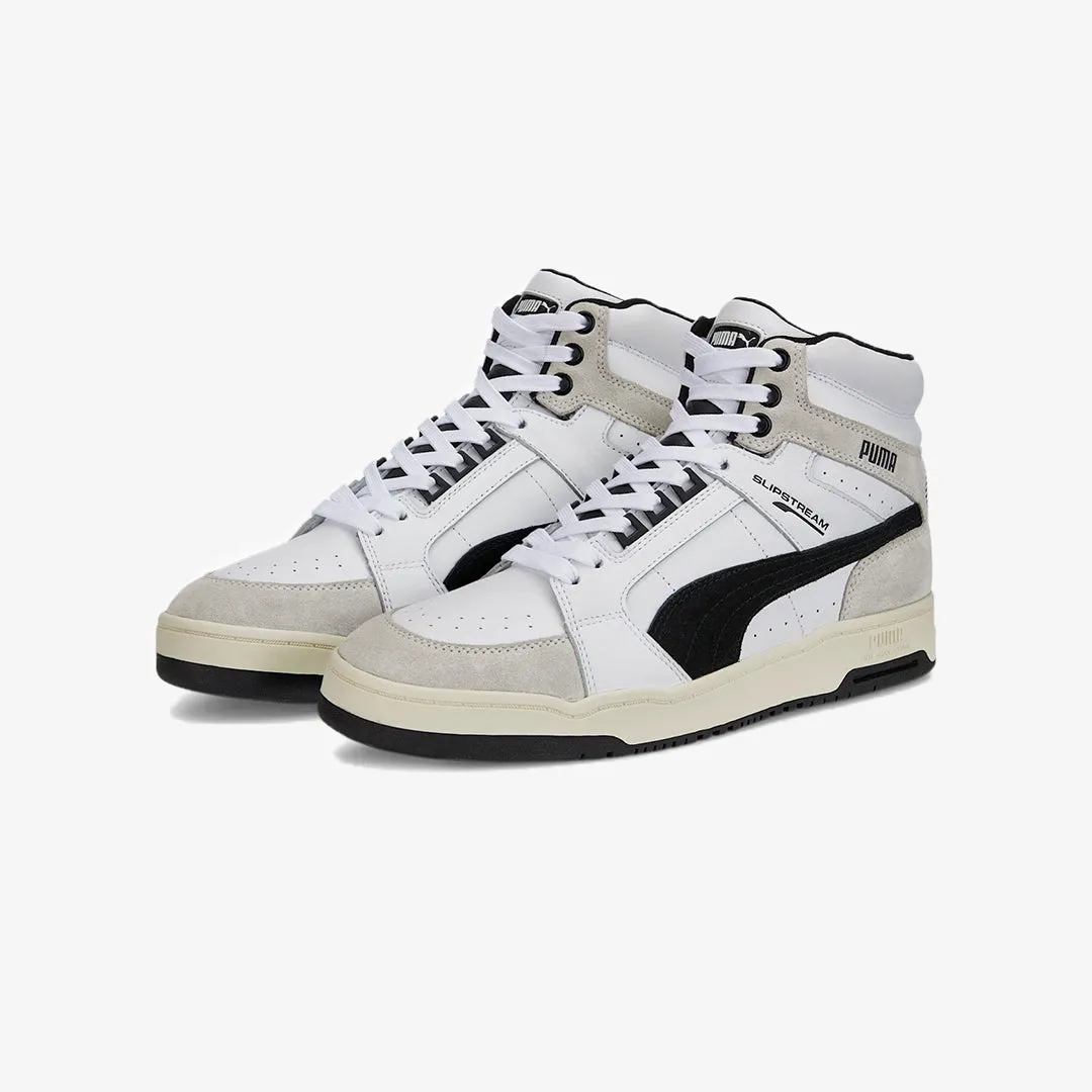 Puma | SLIPSTREAM MID HERITAGE  { WHITE/BLACK