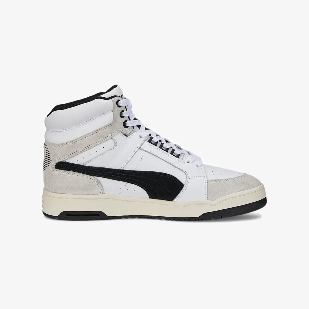 Puma | SLIPSTREAM MID HERITAGE  { WHITE/BLACK