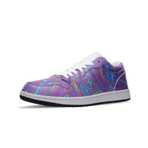 PURP ACID Unisex Low Top Leather Sneakers | Hubert S