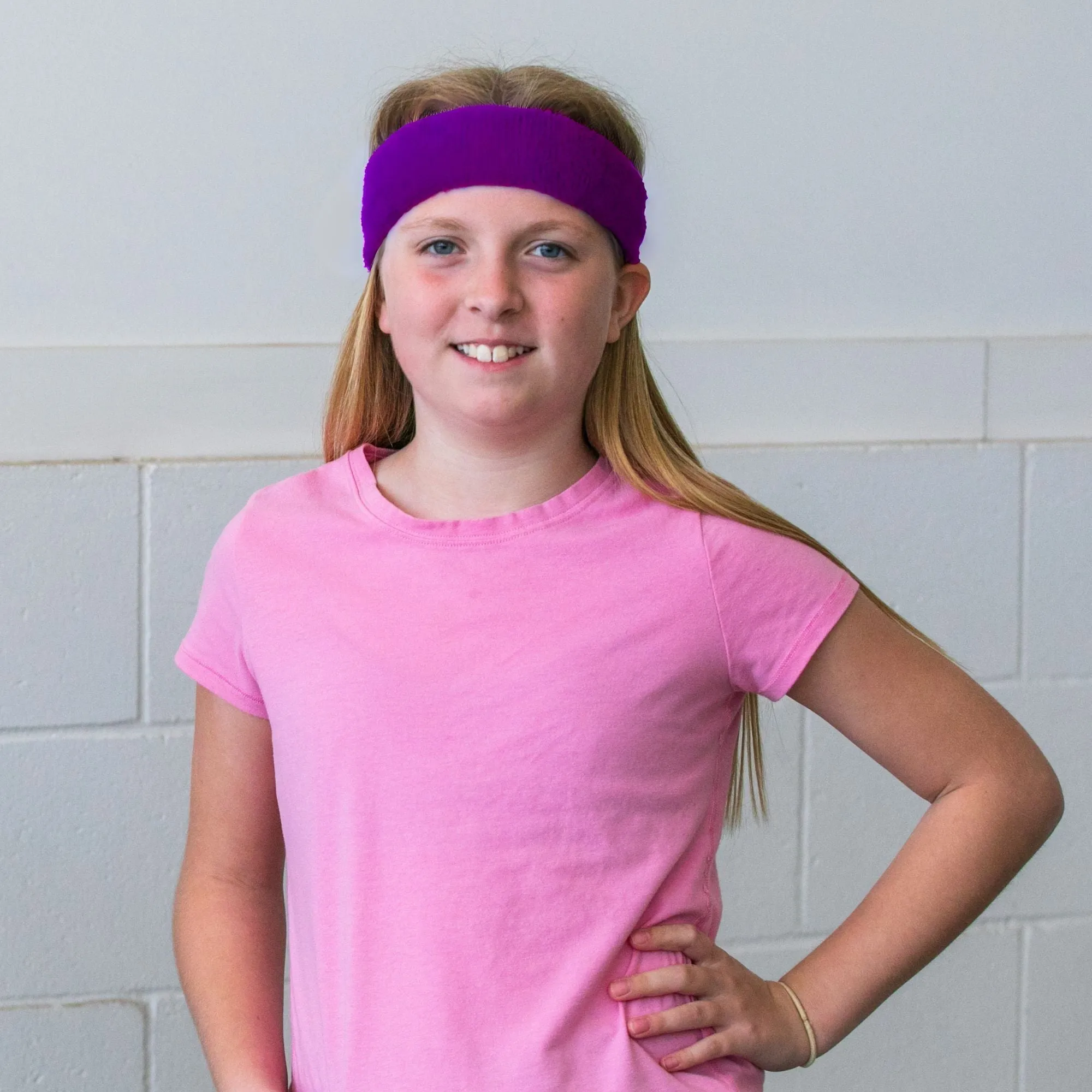 Purple Head Sweatbands - 3 Pack