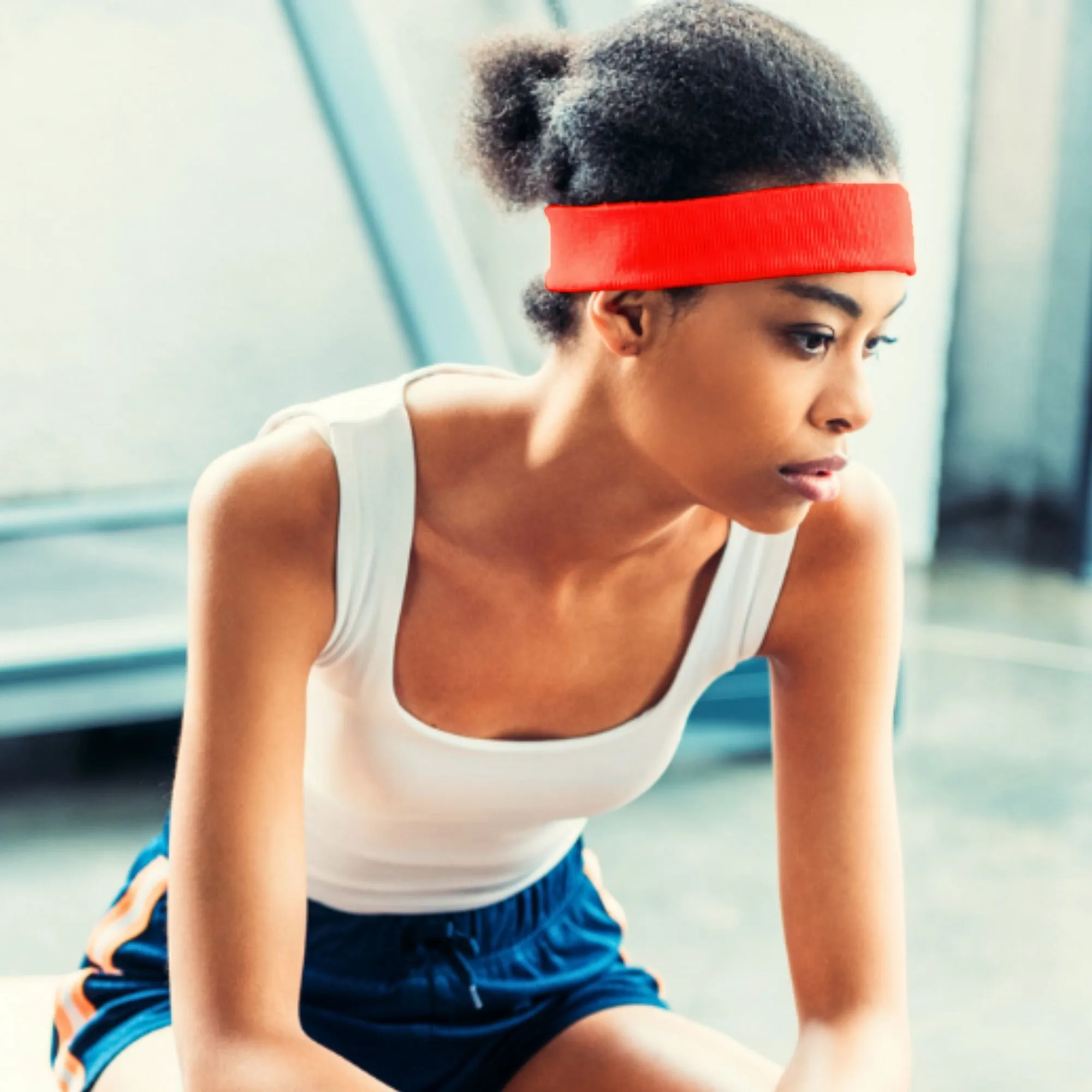 Red White Blue Head Sweatbands - 3 Pack