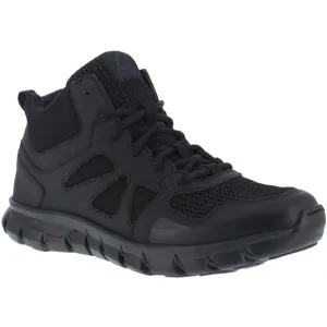 Reebok RB805 Women's Sublite Cushion Soft Toe Tactical Mid - Black