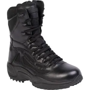 Reebok RB8877 Men's Rapid Response RB Stealth 8" Waterproof Boot with Side Zipper - Black