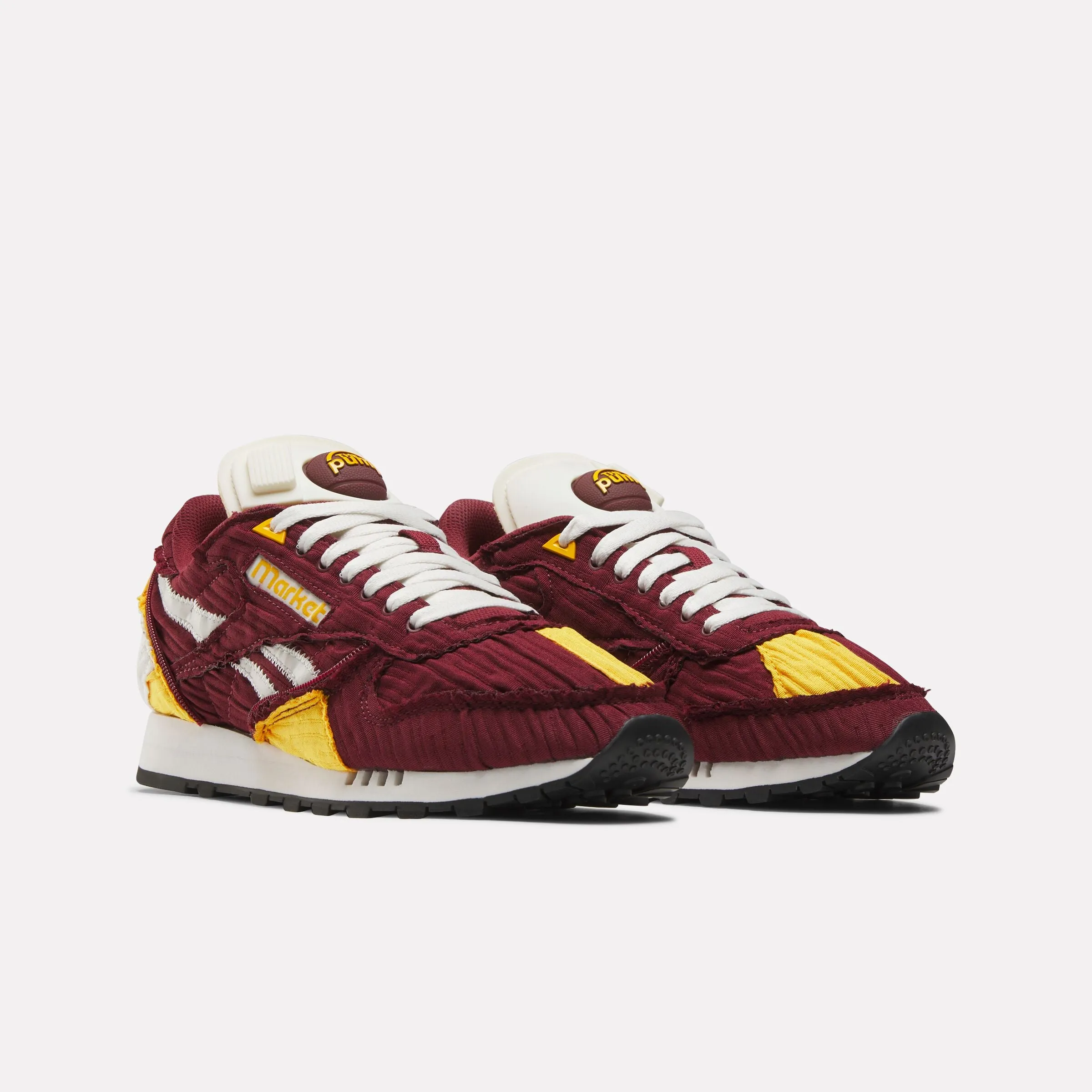 Reebok X Market Classic Leather Pump Classicburgundy/Collgold/Chalk