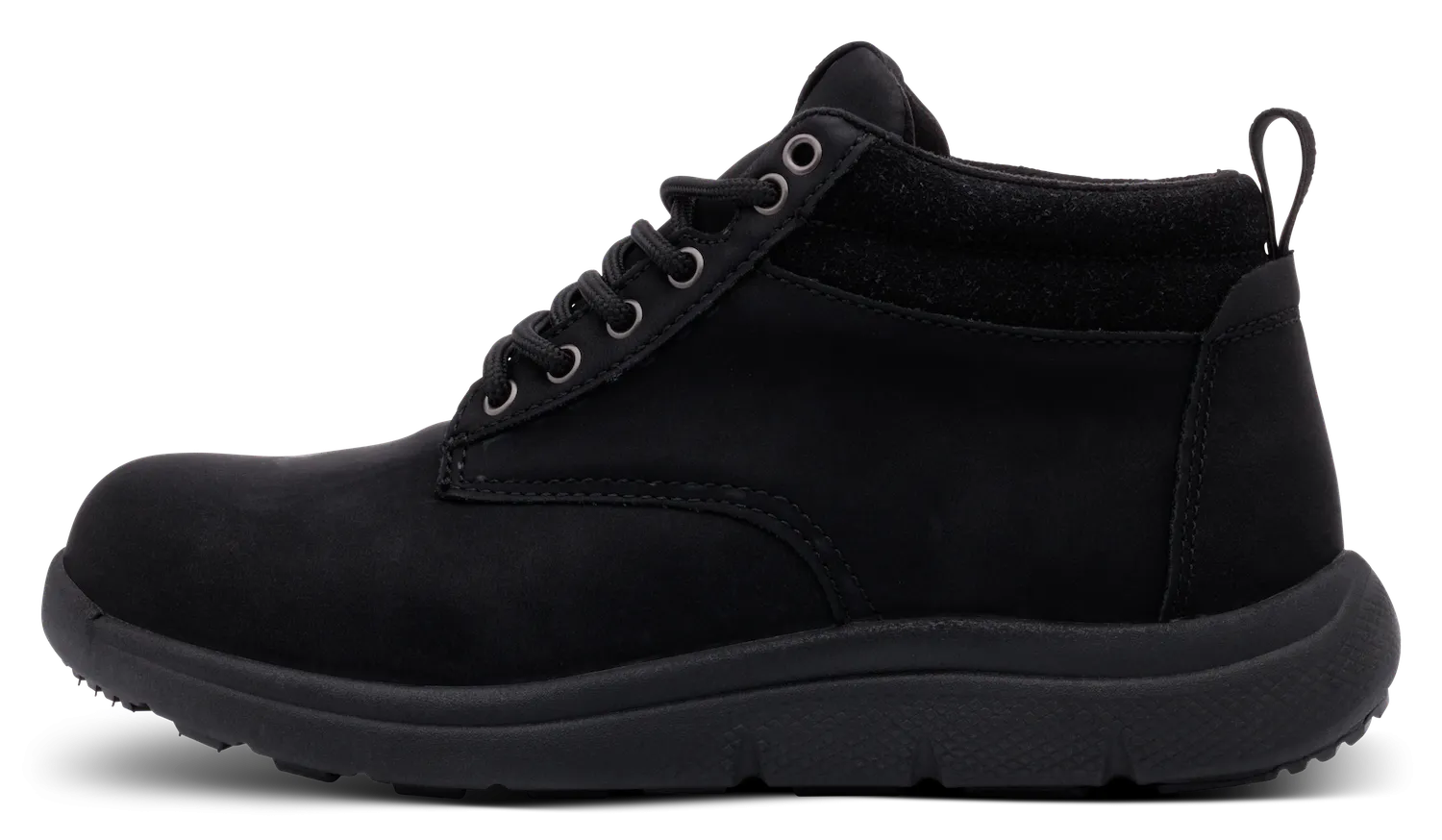 Scout wide-fit black boot - women