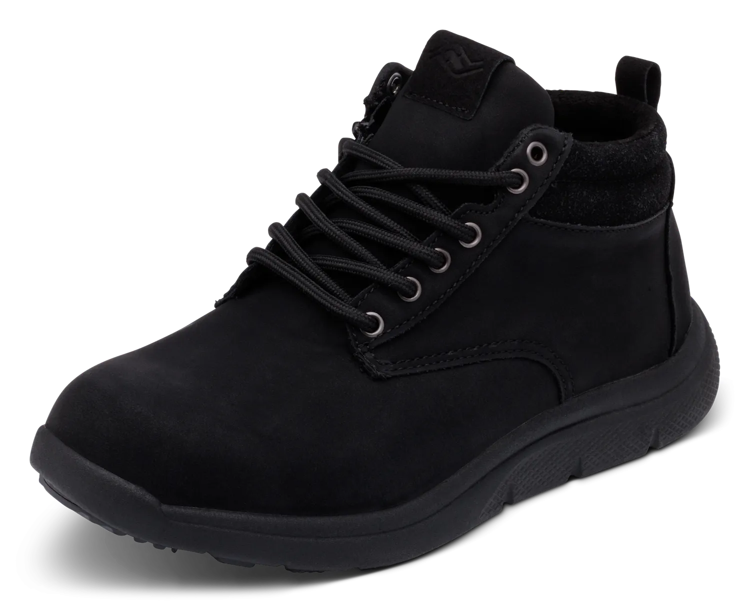 Scout wide-fit black boot - women