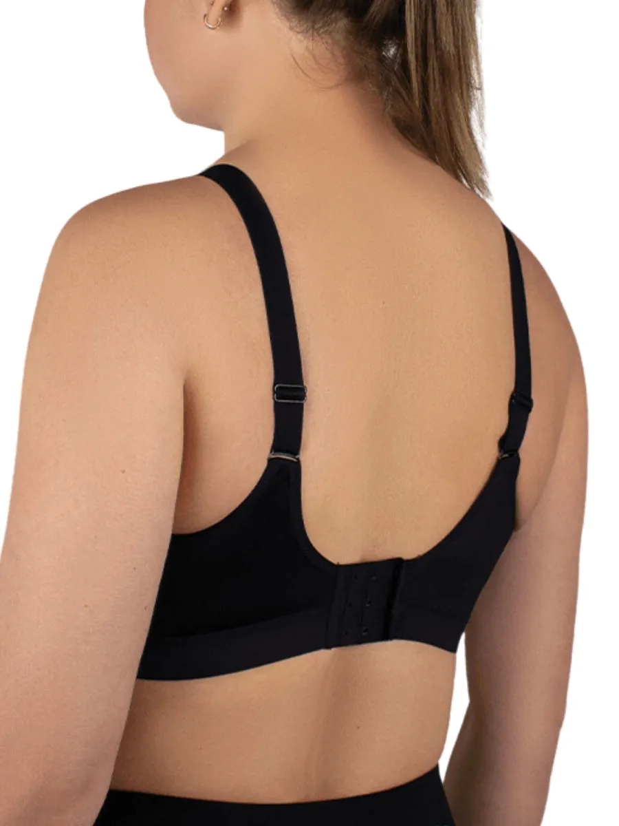 Shaped Support Sports Bra - Slate Grey