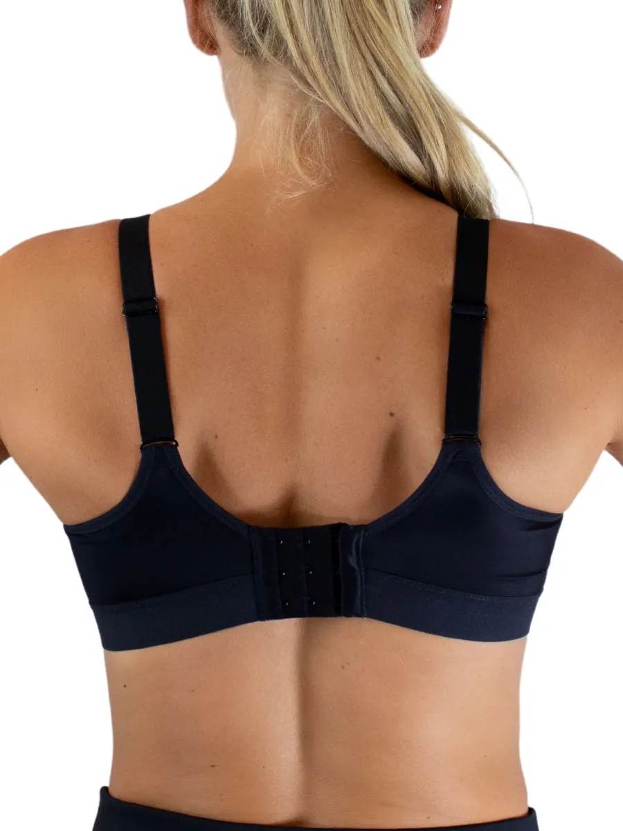 Shaped Support Sports Bra - Slate Grey