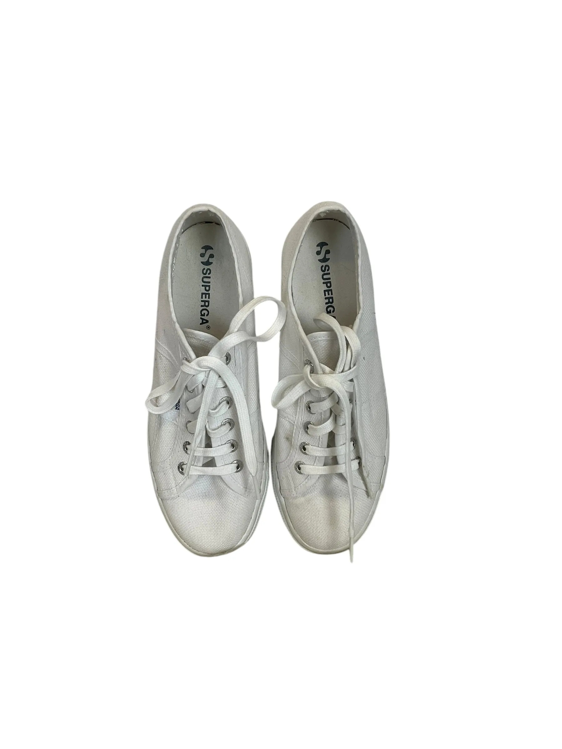 Shoes Athletic By Superga In White, Size: 9.5