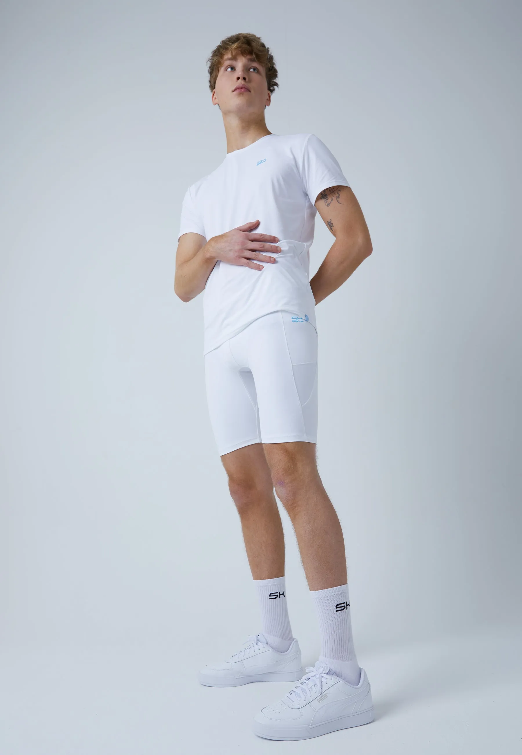 Short Tights / Cycling Shorts, white