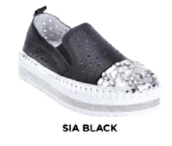 Sia glitter shoes