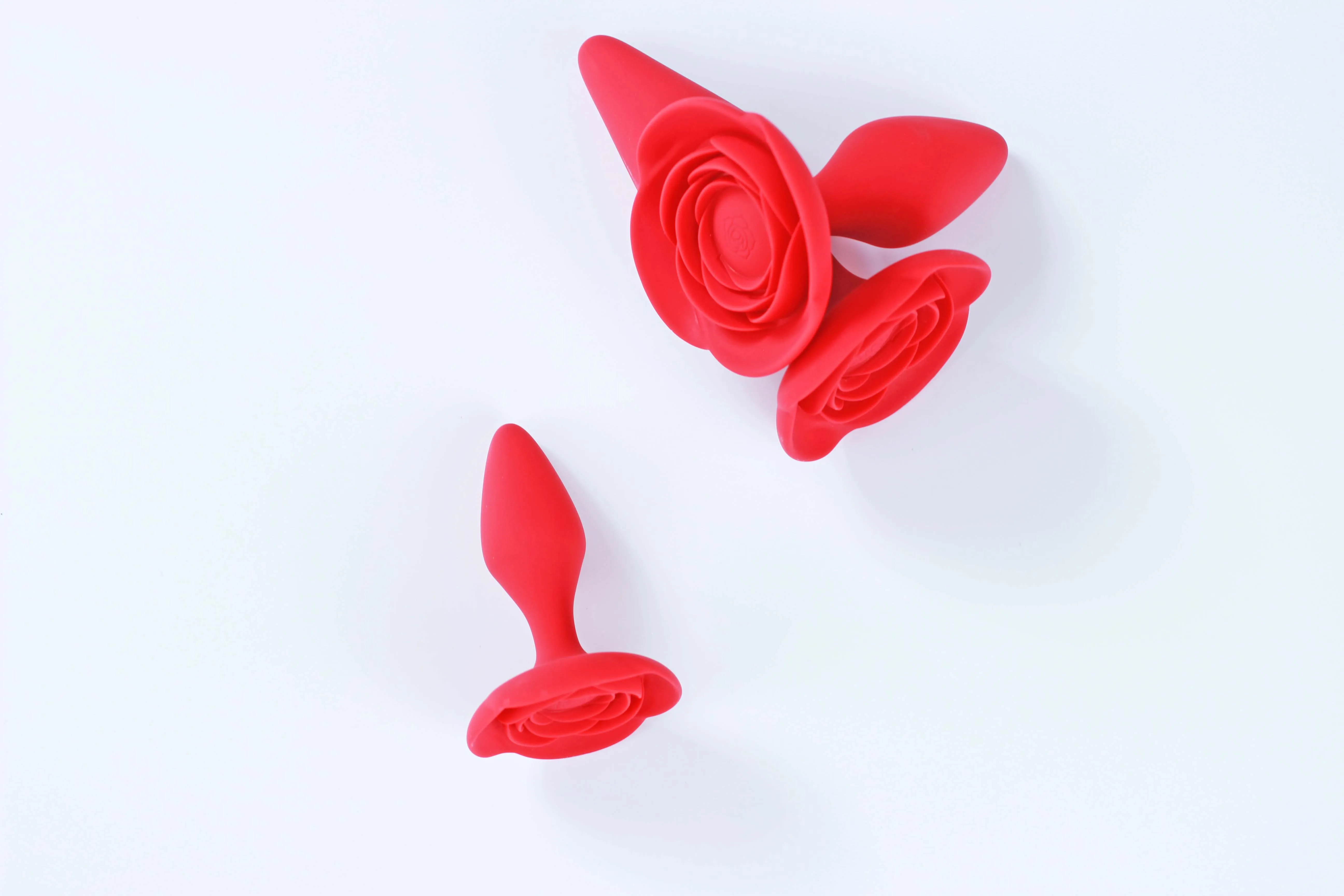 Silicone Rose Anal Trainer 3 Set