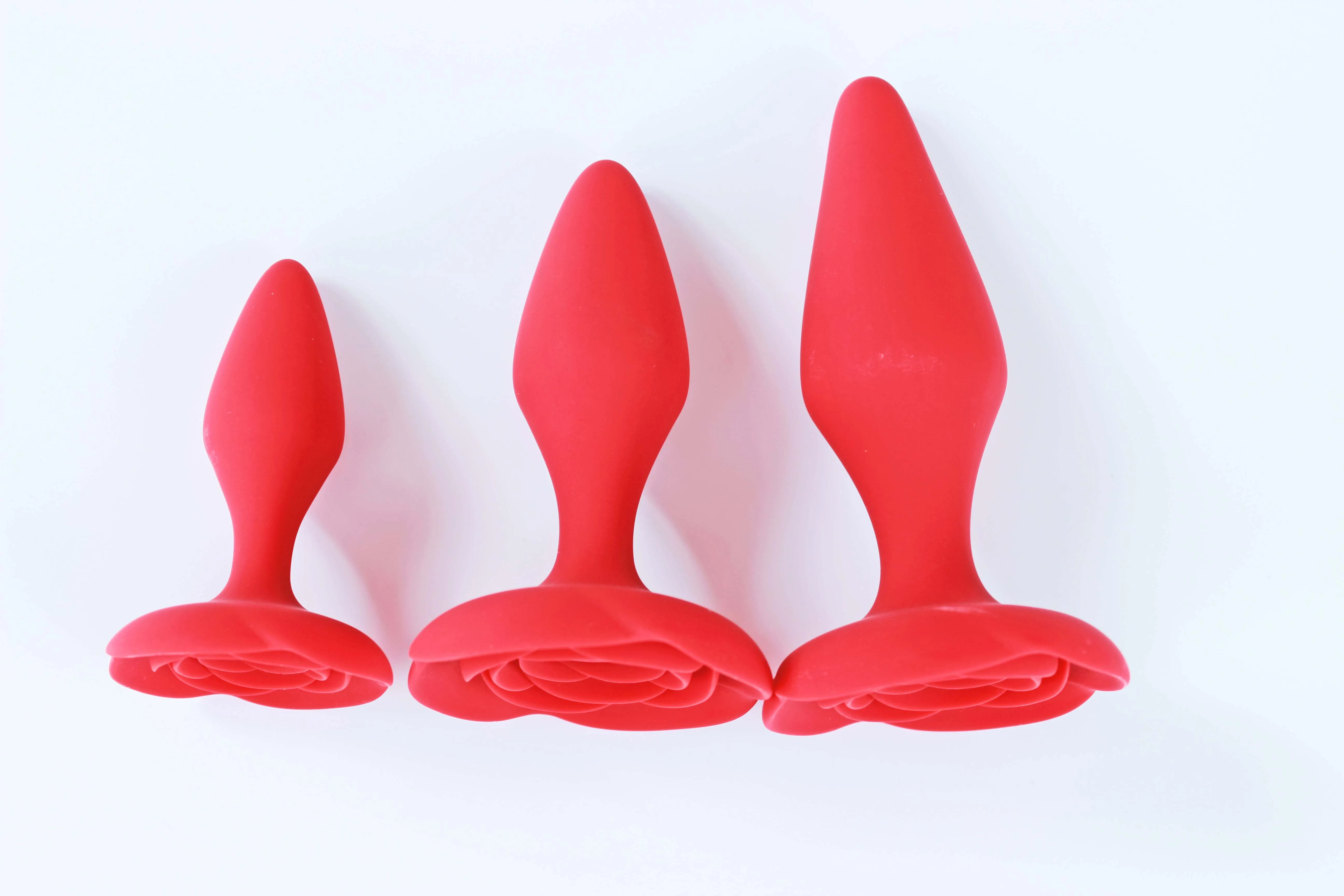 Silicone Rose Anal Trainer 3 Set