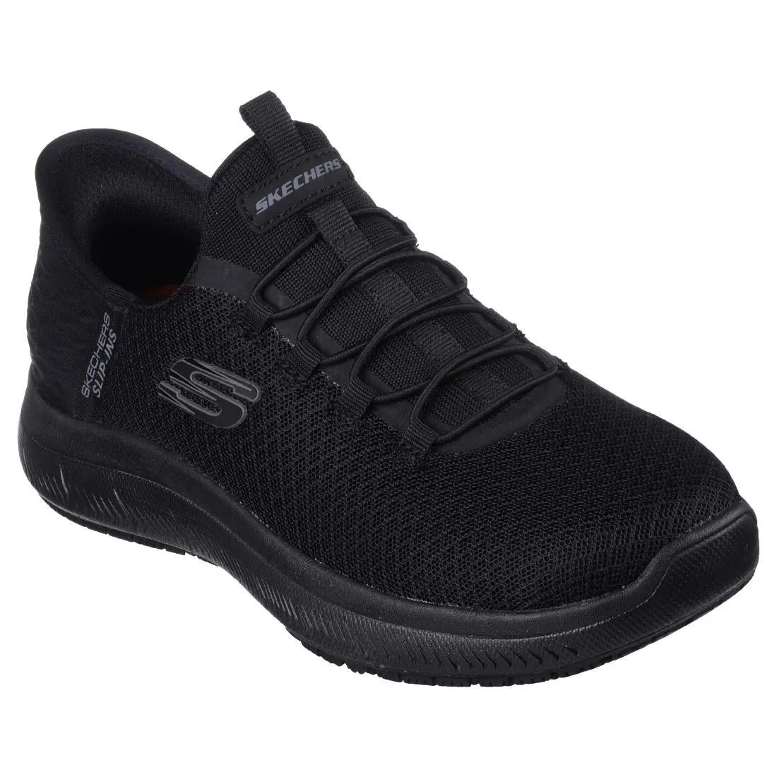 Skechers Womens Summit SR Sip Ons Black Size 37