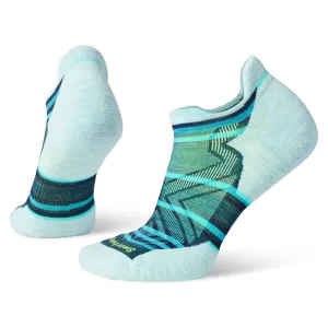 Smartwool Run Targeted Cushion Stripe Twilight Blue Low Ankle Socks (Women's)