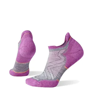 Smartwool Women's Run Targeted Cushion Low Ankle Socks in Medium Grey