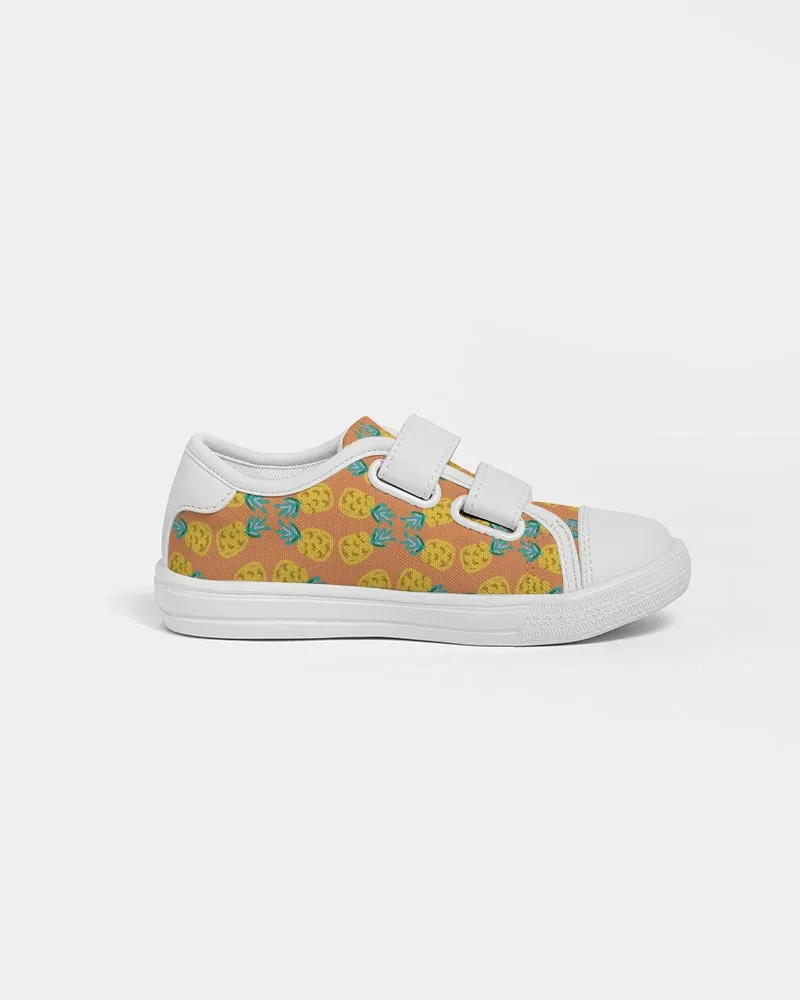 SMF Two Pineapple Kids Velcro Sneaker