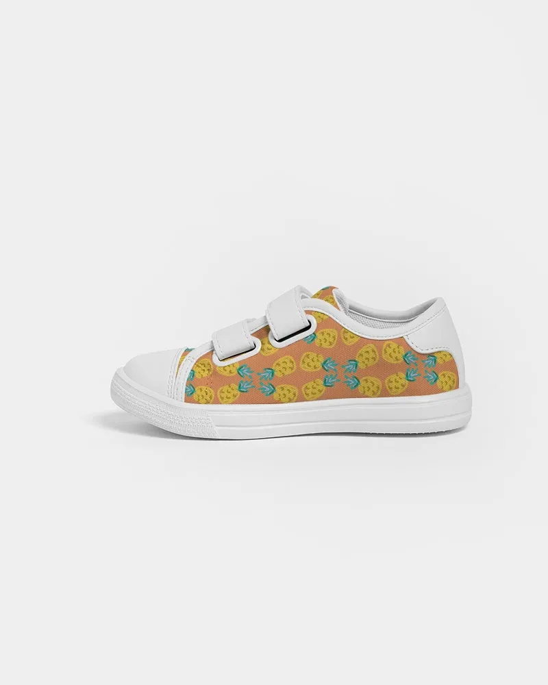 SMF Two Pineapple Kids Velcro Sneaker