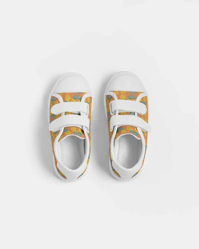 SMF Two Pineapple Kids Velcro Sneaker