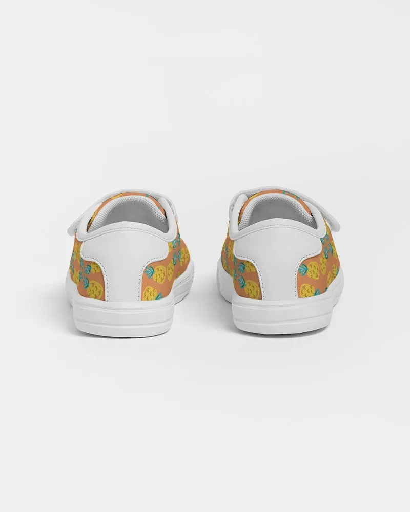 SMF Two Pineapple Kids Velcro Sneaker