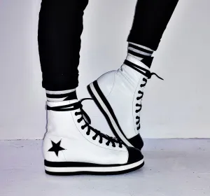 STARDUST 2-Tone Hi Tops