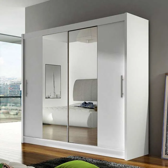 Stealth II 180cm Sliding Door Wardrobe White