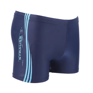 STRAUSS Swimming Shorts | Swimming Trunks for Men & Boys | Easily Adjustable, Breathable & Quick Drying Shorts | Size: M, Blue