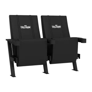 SuiteMax 3.5 VIP Seats with All Elite Wrestling Collision White Logo