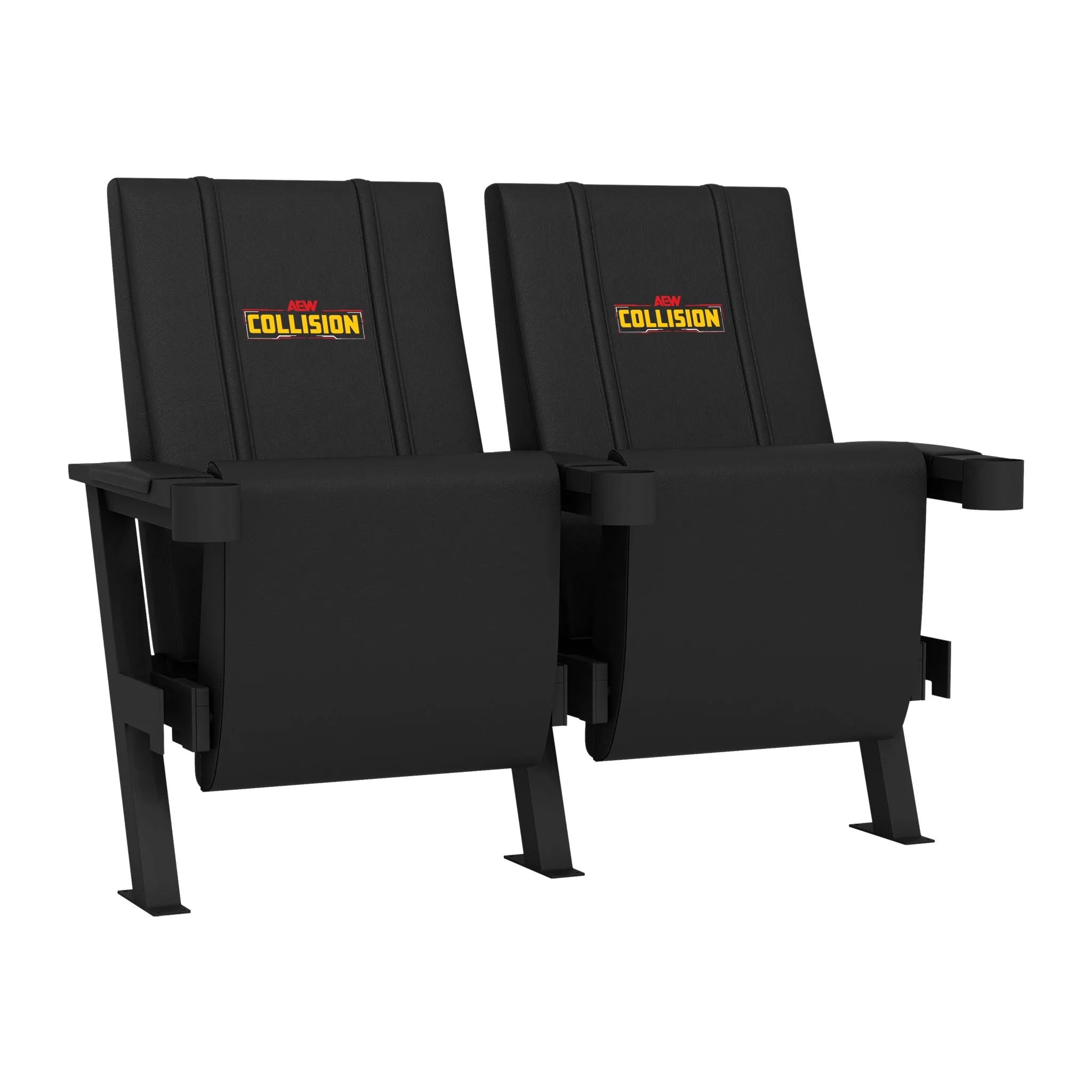 SuiteMax 3.5 VIP Seats with All Elite Wrestling Collision White Logo