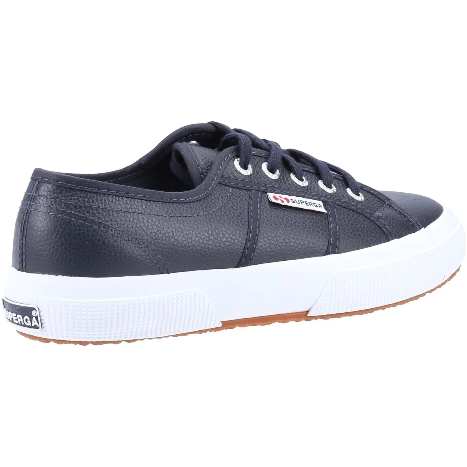 Superga 2750 Leather Women's Blue Navy Trainers