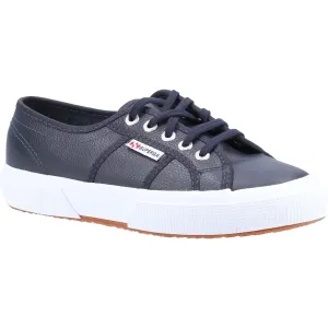 Superga 2750 Leather Women's Blue Navy Trainers