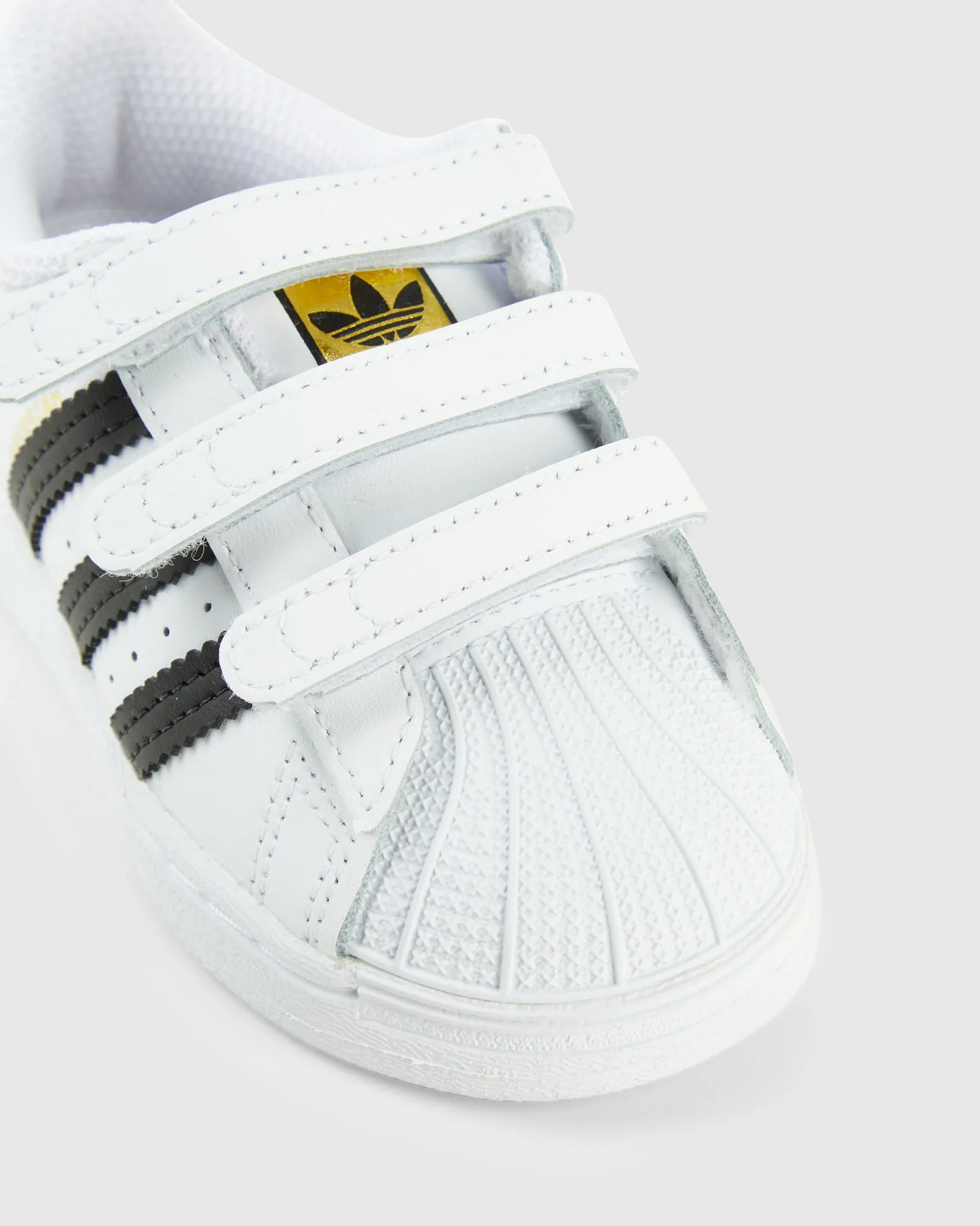 Superstar Foundation II Self-fastening Infant White/Black