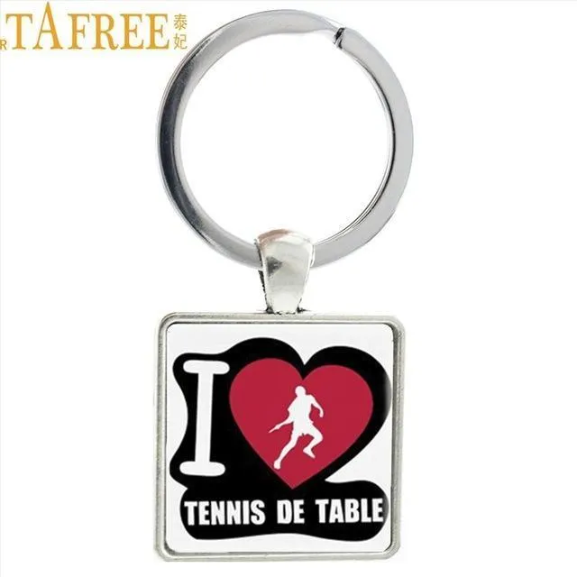 Table Tennis Key Rings 17 Designs