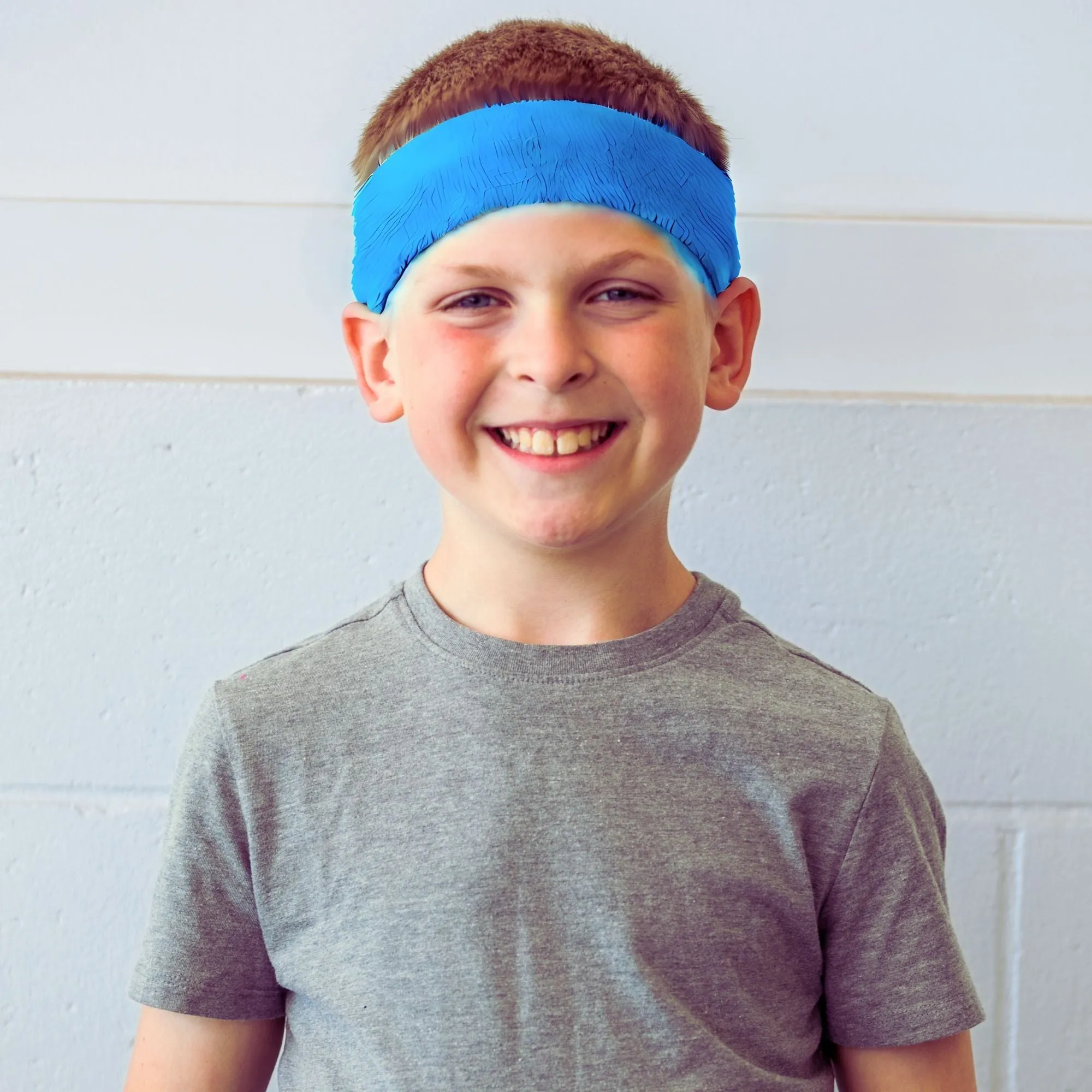 Teal White Black Head Sweatbands - 3 Pack