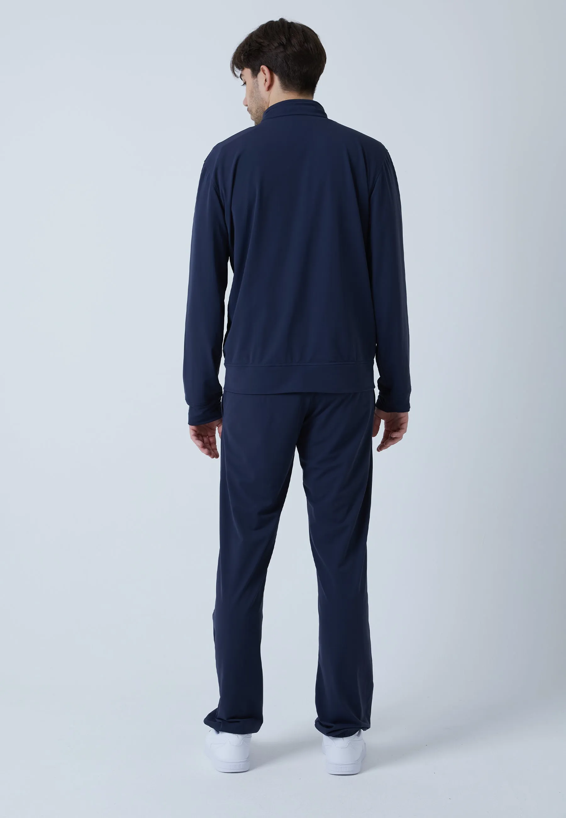 Tennis Jogger Tracksuit Top, navy blue