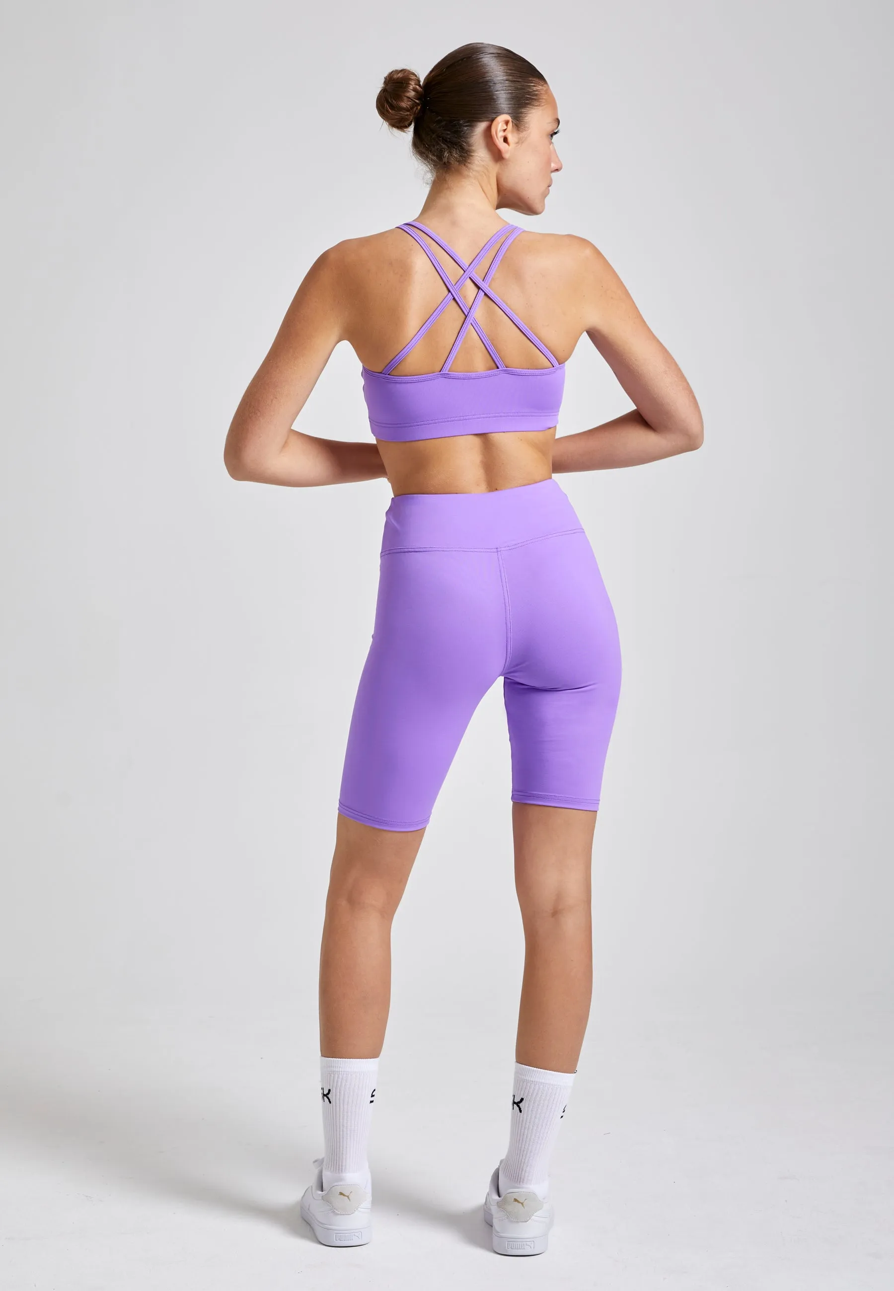 Tennis short tights / cycling shorts, purple