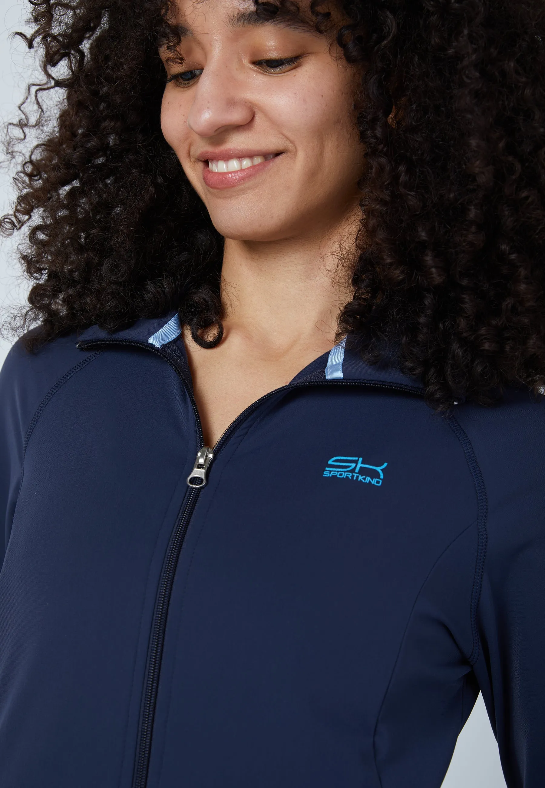 Tennis Tracksuit Top, navy blue