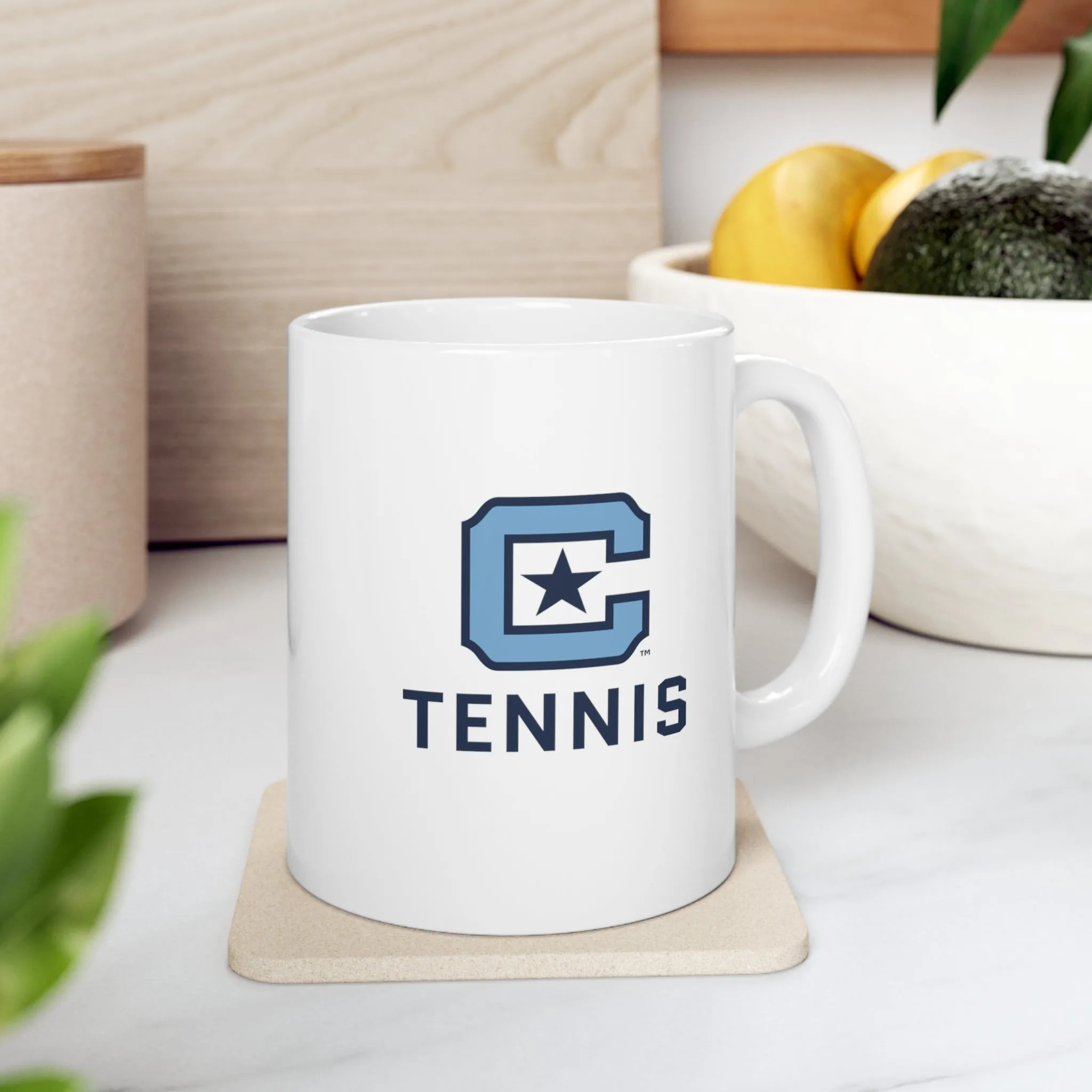 The Citadel Block C Logo, Sports Tennis, Ceramic Mug 11oz