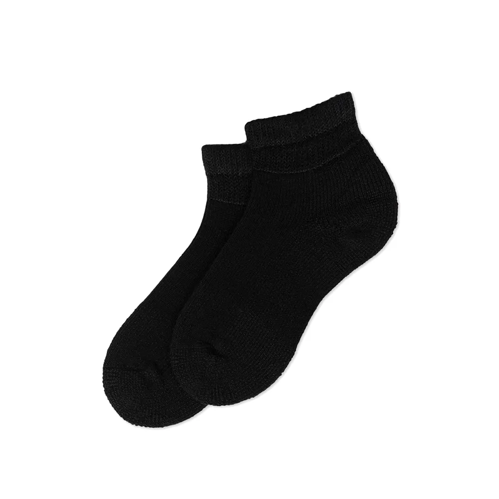 Thorlo Maximum Cushion Ankle Tennis Socks - Black