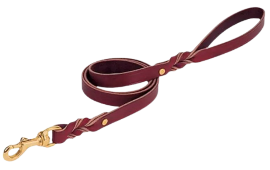 Twisted Latigo Leather Leash