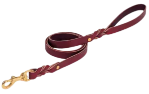 Twisted Latigo Leather Leash