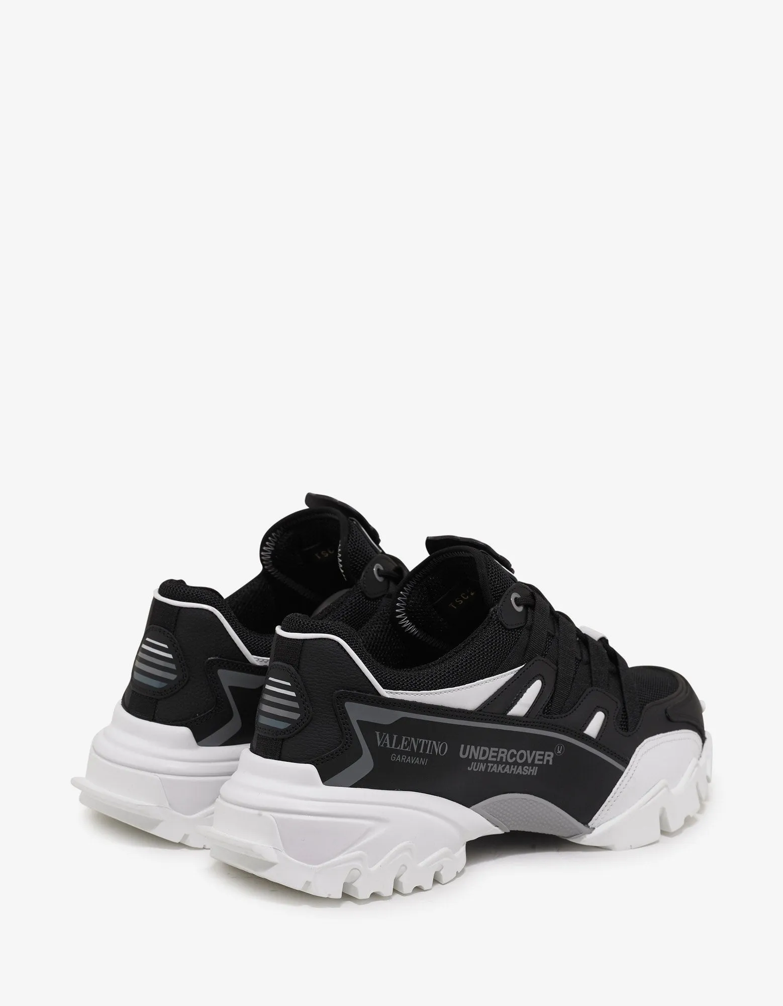 Undercover Black & White Climbers Trainers -