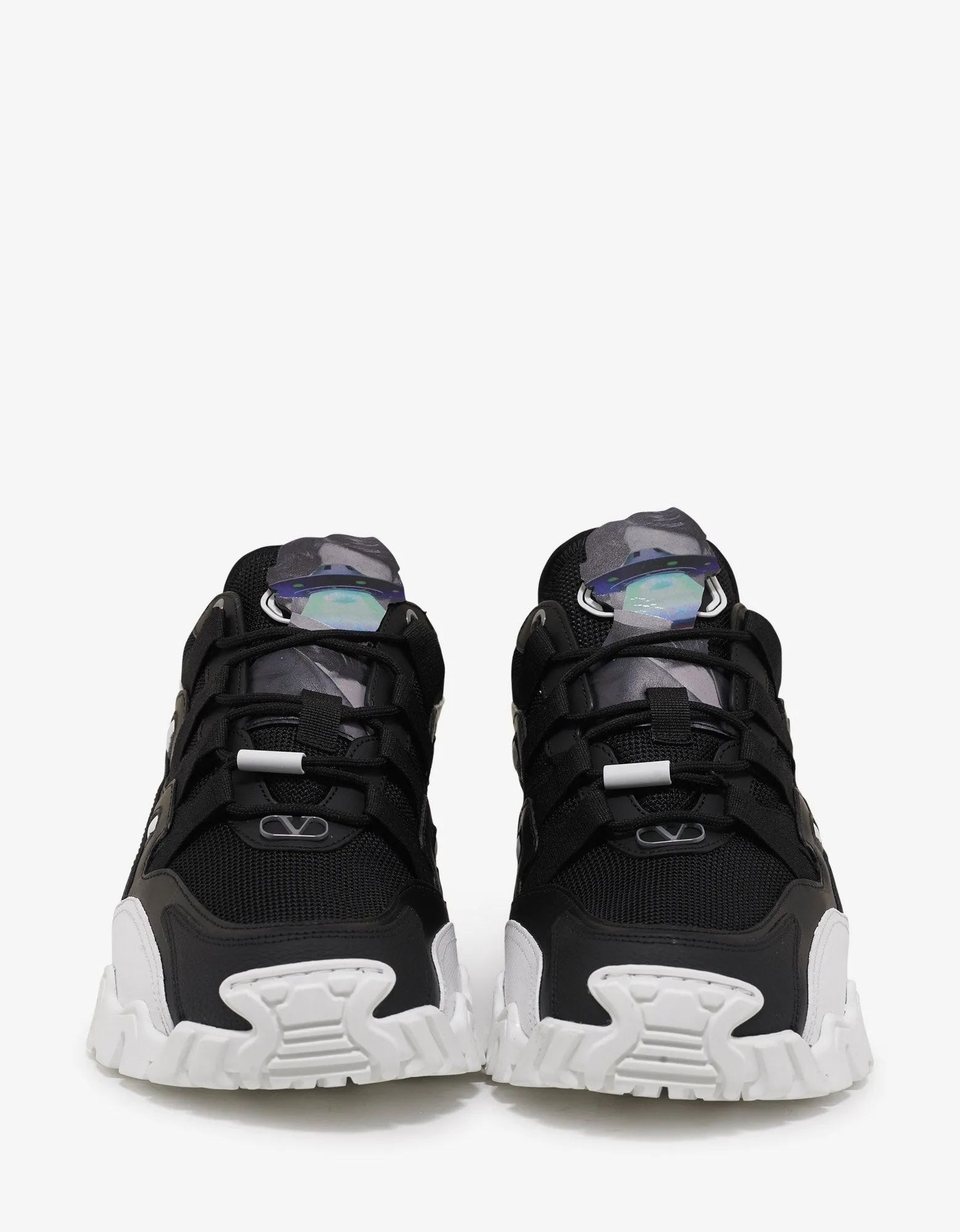 Undercover Black & White Climbers Trainers -